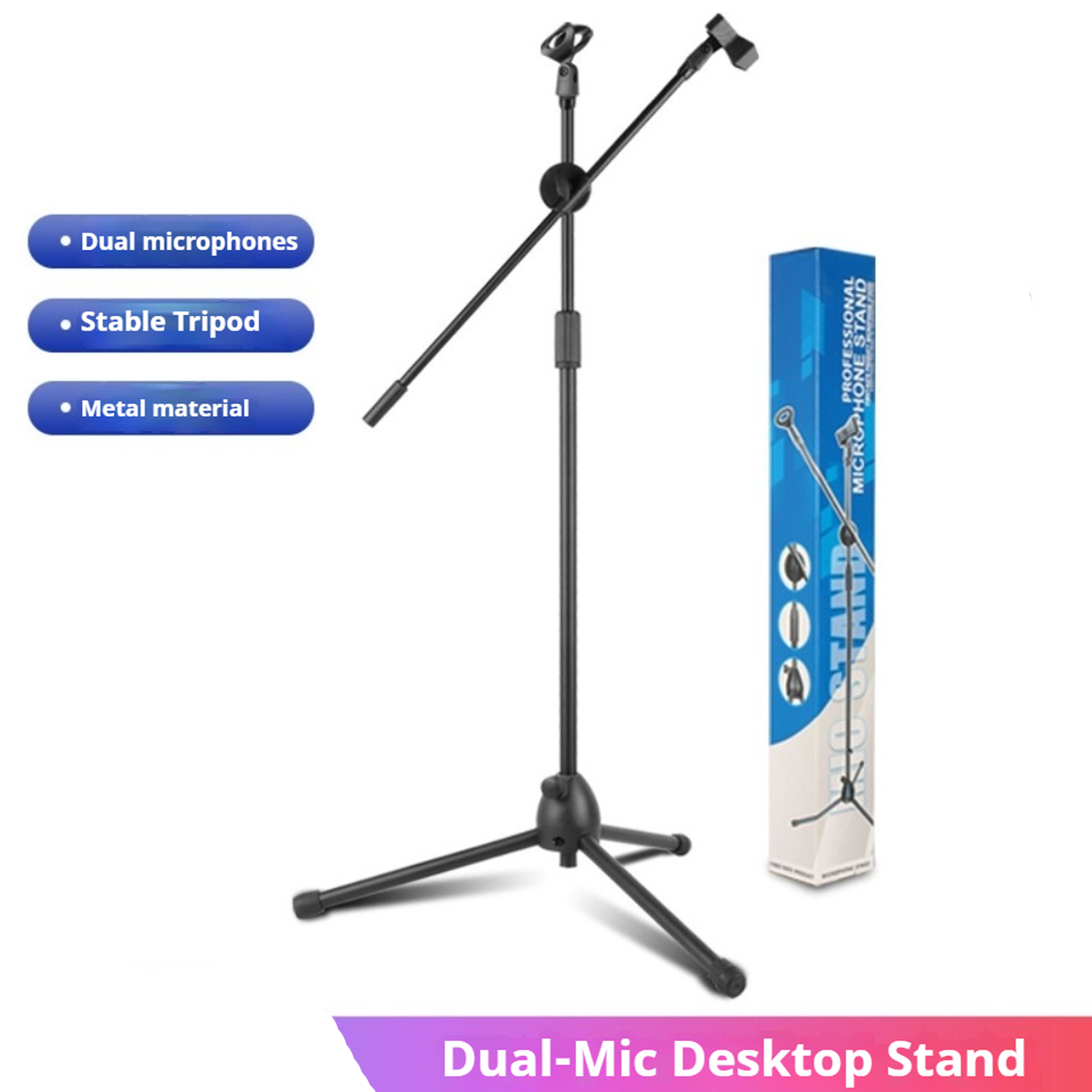 Shure Mic Sm58 - Soporte de Micrófono de Piso con