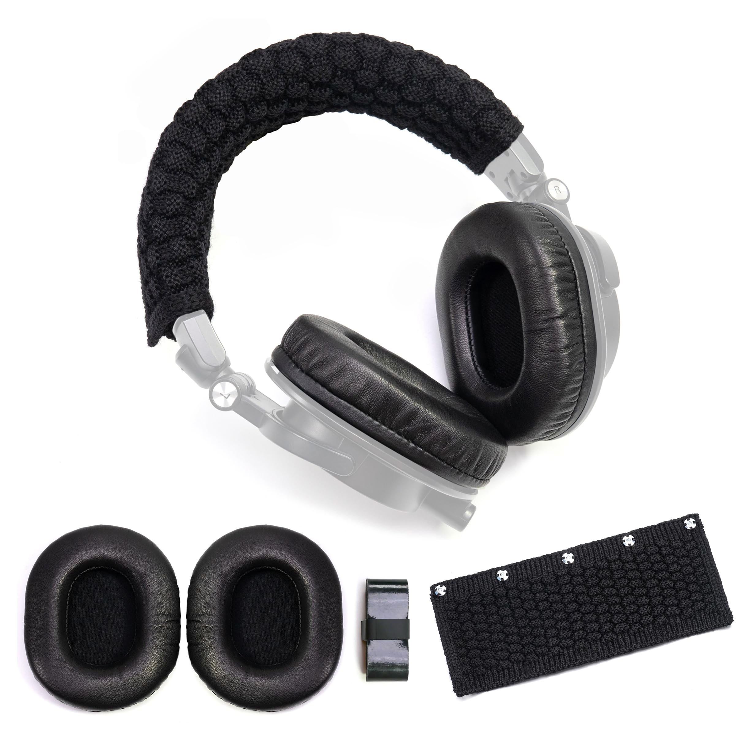 Audio Technica Headphone Ath-M50X - Almohadillas de piel de cordero para