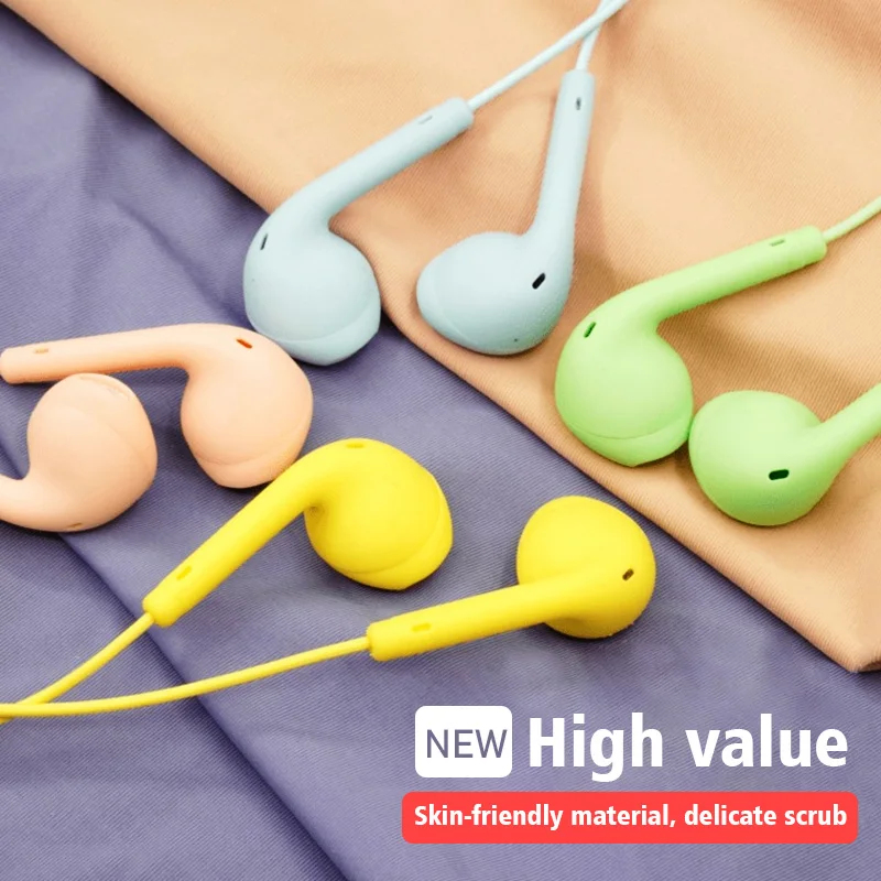 Wired Earphone Mic - 1/2/3/4 Uds. Auriculares intrauditivos estéreo universales