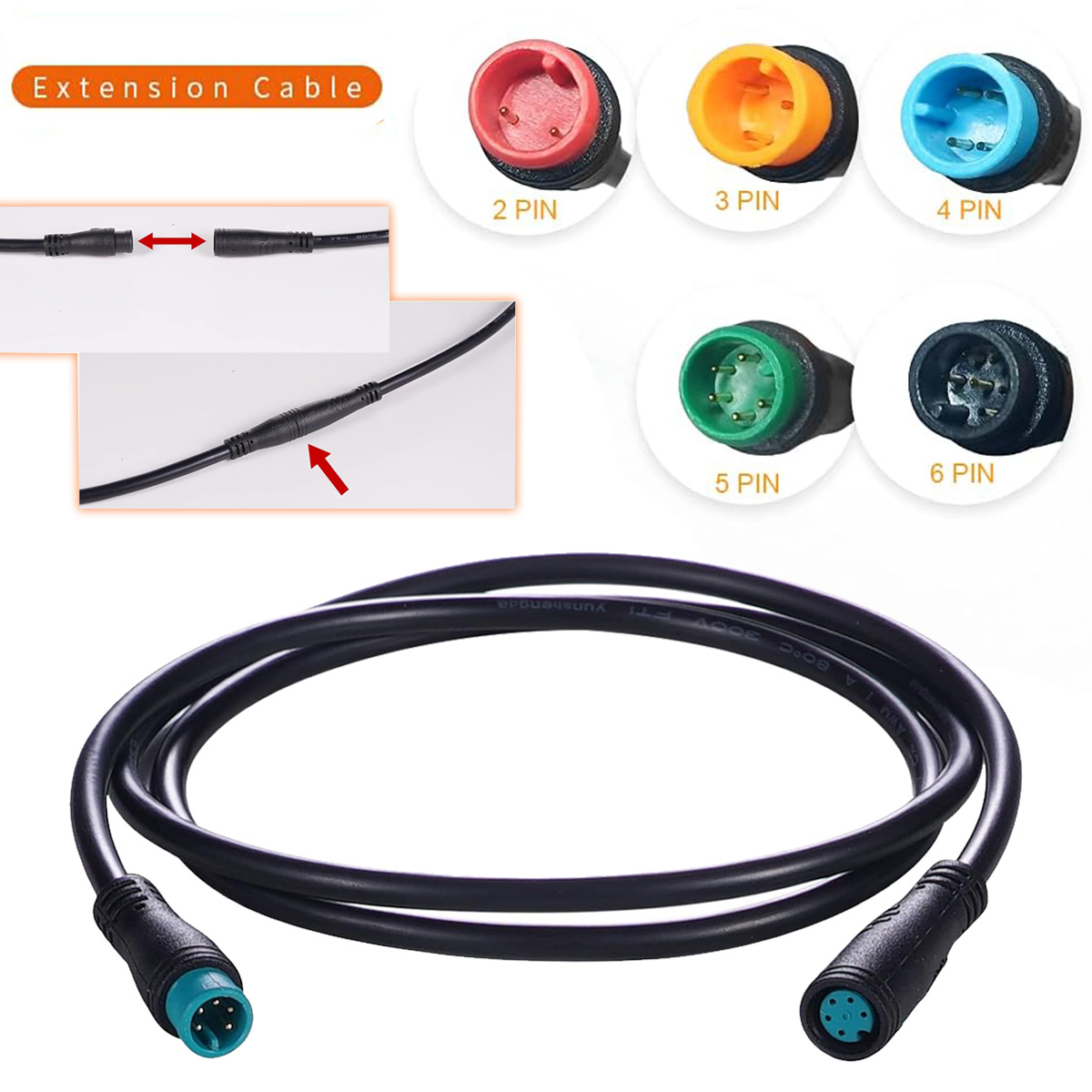 Cable Extension 3.5 - Cable de extensión macho hembra, Sensor