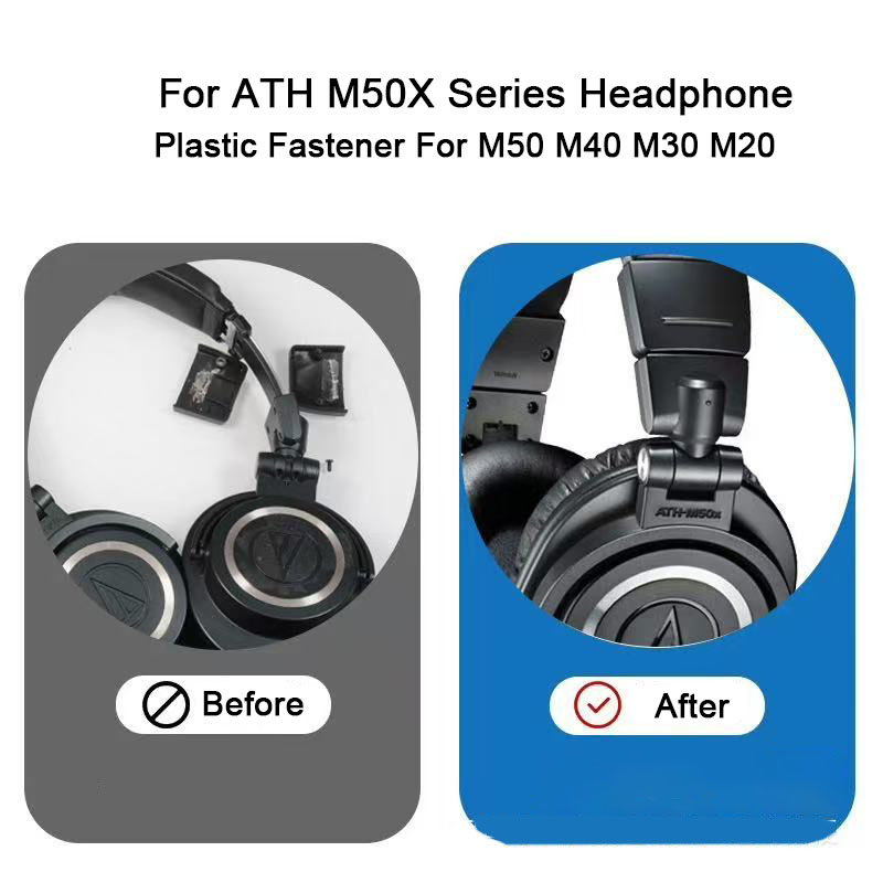 Audio Technica Headphone Ath-M50X - Un nuevo sujetador de plástico para
