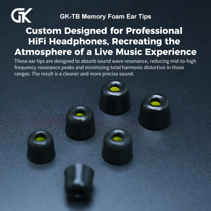 GK-TB 3 pares (6 uds) almohadi - Earphone Foam Tip reseña y precio