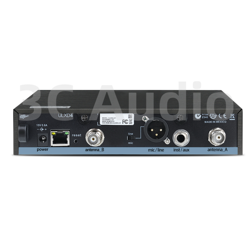 ULXD4-SLXD 500/600MHz micrófon - Shure Mic Sm58 reseña y precio