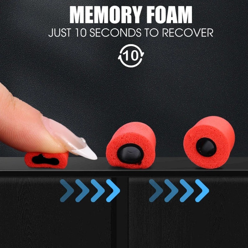 Almohadillas de espuma viscoel - Earphone Foam Tip reseña y precio