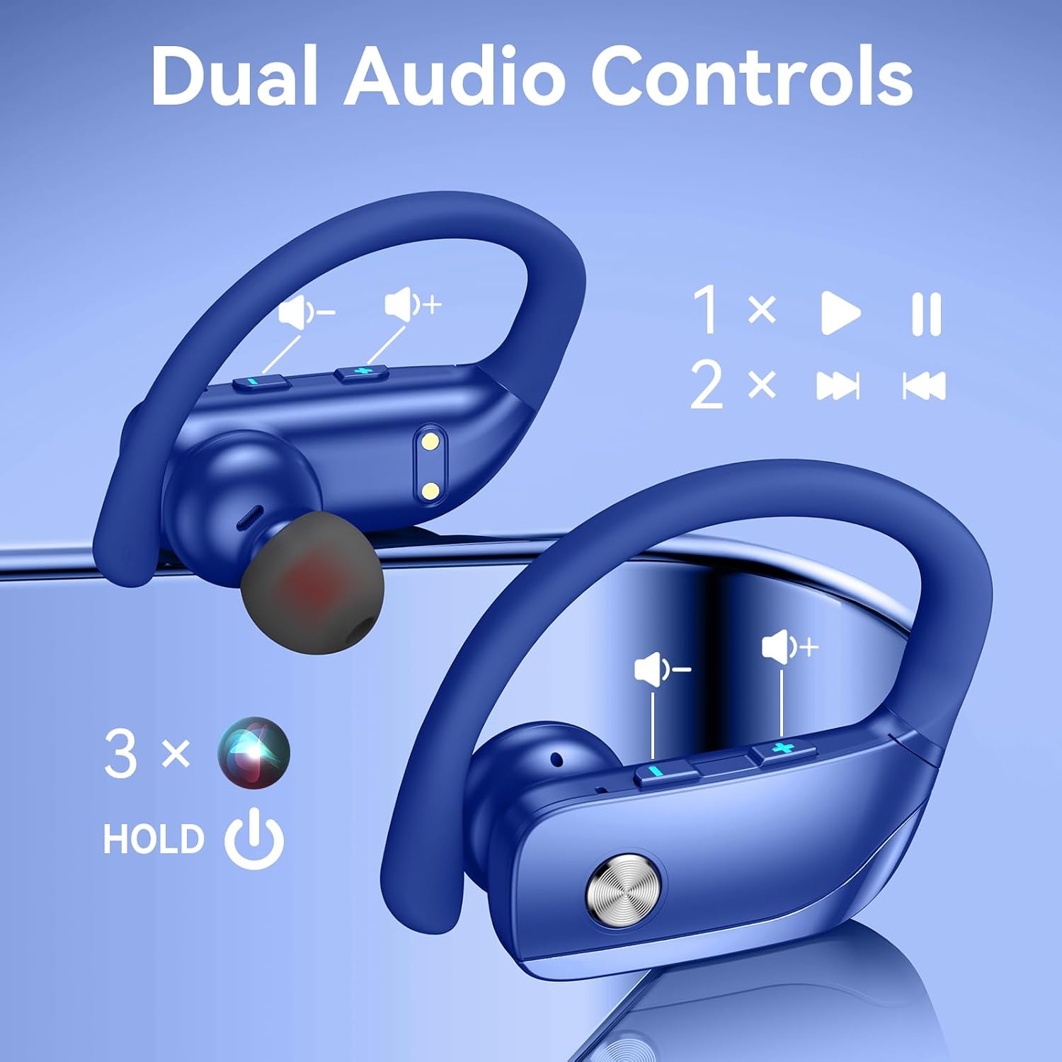 Audífonos Inalámbricos con 80  - Sports Earphone Hook reseña y precio
